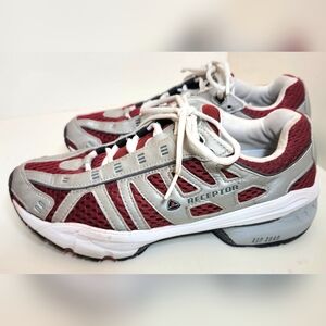 Ecco Receptor RXP 3040 Athletic Training Shoe Womens Size 7- 7.5 EU 38 Red White